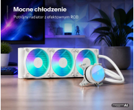 Fractal Design Radius 360 White RGB 3x120mm - 1599376 - zdjęcie 2